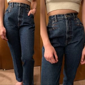 >SOLD< 80s vtg WESTERN ETHICS denim mom jeans